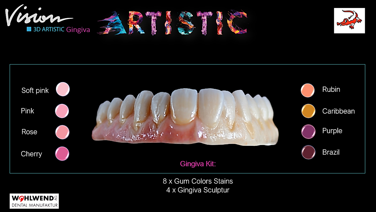 Vision 3D Artisitc Gingiva Kit